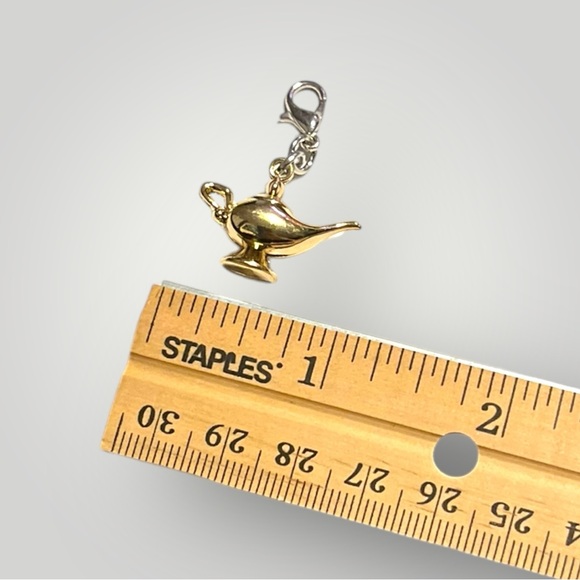 Disney Bracelet with Cinderella Shoe and Aladdin Genie Lamp Charms - Picture 11 of 16